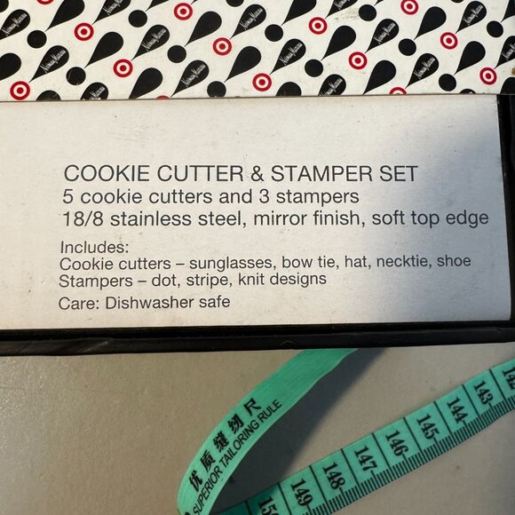 Neiman Marcus Scott Sternberg Designs "Band of Outsiders" Cookie Cutter & Stampe - Picture 12 of 12